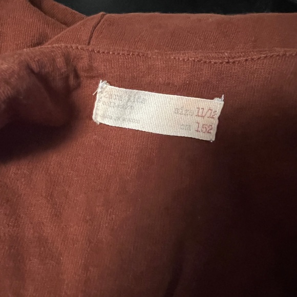 Zara Pants & Jumpsuits Zara Womens Rust Onepiece Cropped Jumpsuit Size 112 Zara Kids